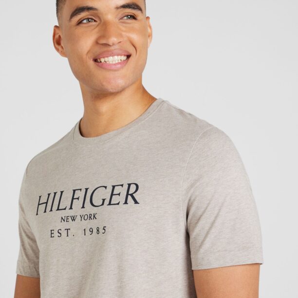 Preţ TOMMY HILFIGER Tricou  bej amestecat / negru