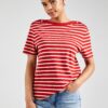 TOMMY HILFIGER Tricou  ecru / roși aprins