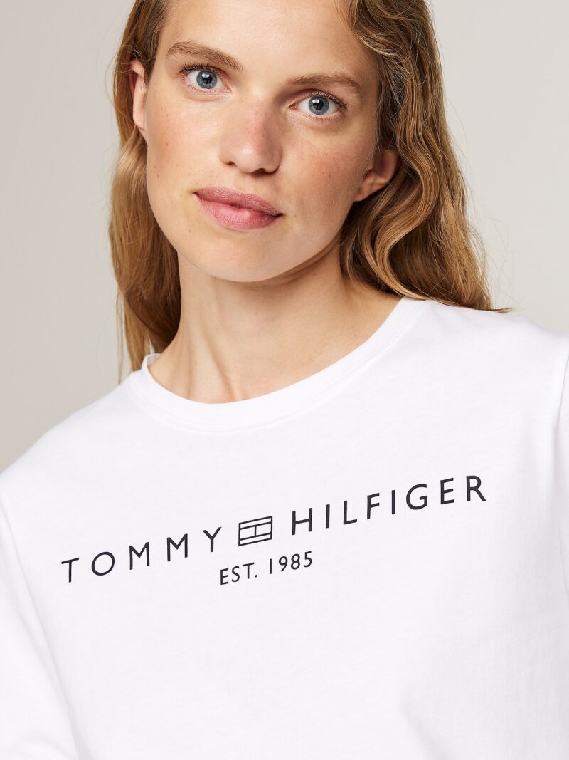 Cumpăra TOMMY HILFIGER Tricou  negru / alb