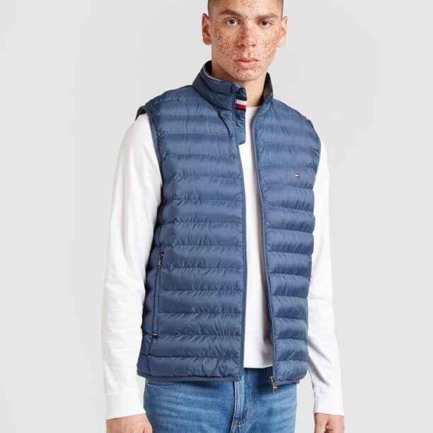 TOMMY HILFIGER Vestă  safir / albastru închis / roșu / alb