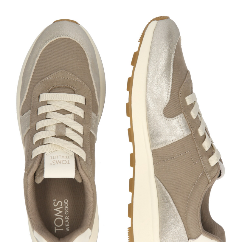 TOMS Sneaker low 'TRVL LITE RETRO'  bej / bej închis / argintiu