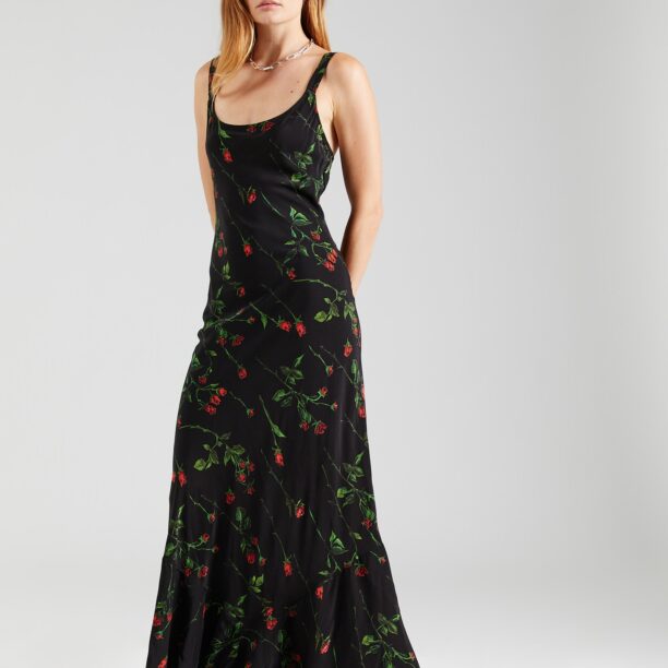 TOPSHOP Rochie  verde / roșu / negru