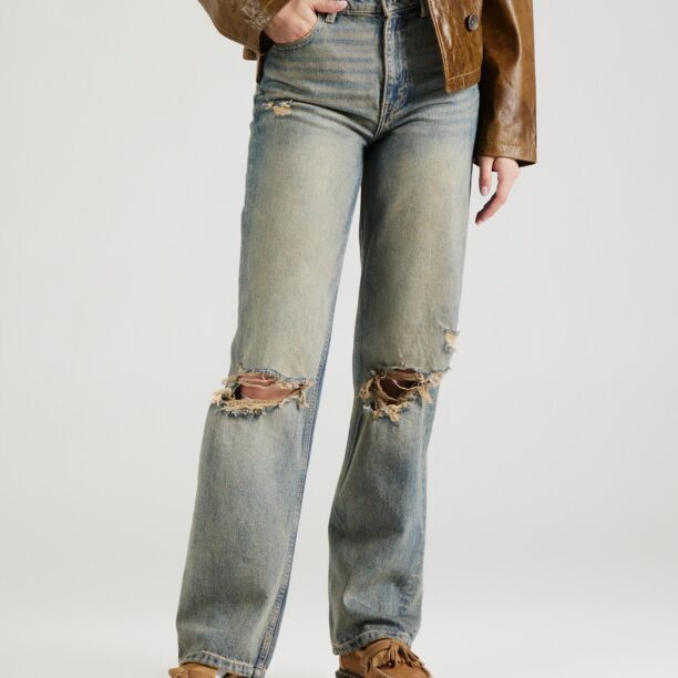 Tally Weijl Jeans  albastru denim / maro deschis