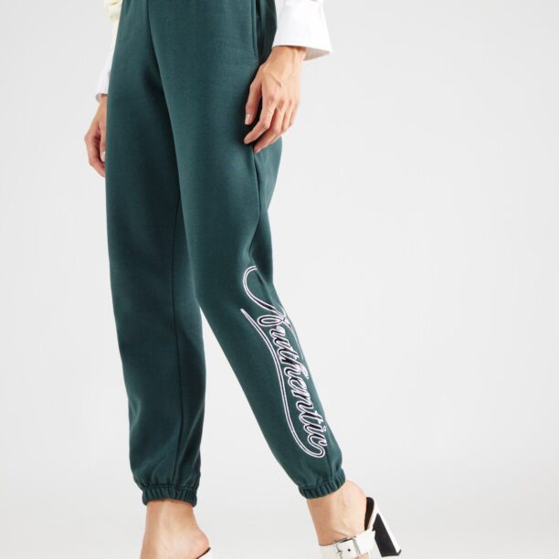 Tally Weijl Pantaloni  verde închis / negru / alb