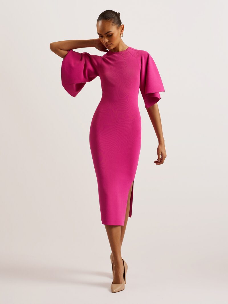 Ted Baker Rochie tricotat  roz preţ