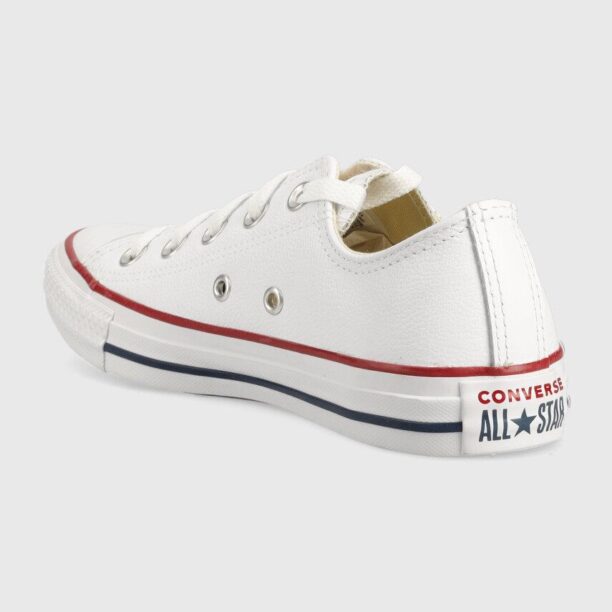 Tenişi Converse Ct Ox Chuck Taylor All Star Leather White C132173 C132173-WHITE preţ