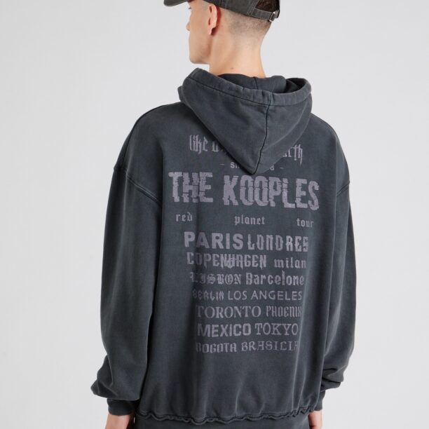 The Kooples Bluză de molton  maro / maro deschis / negru / alb preţ