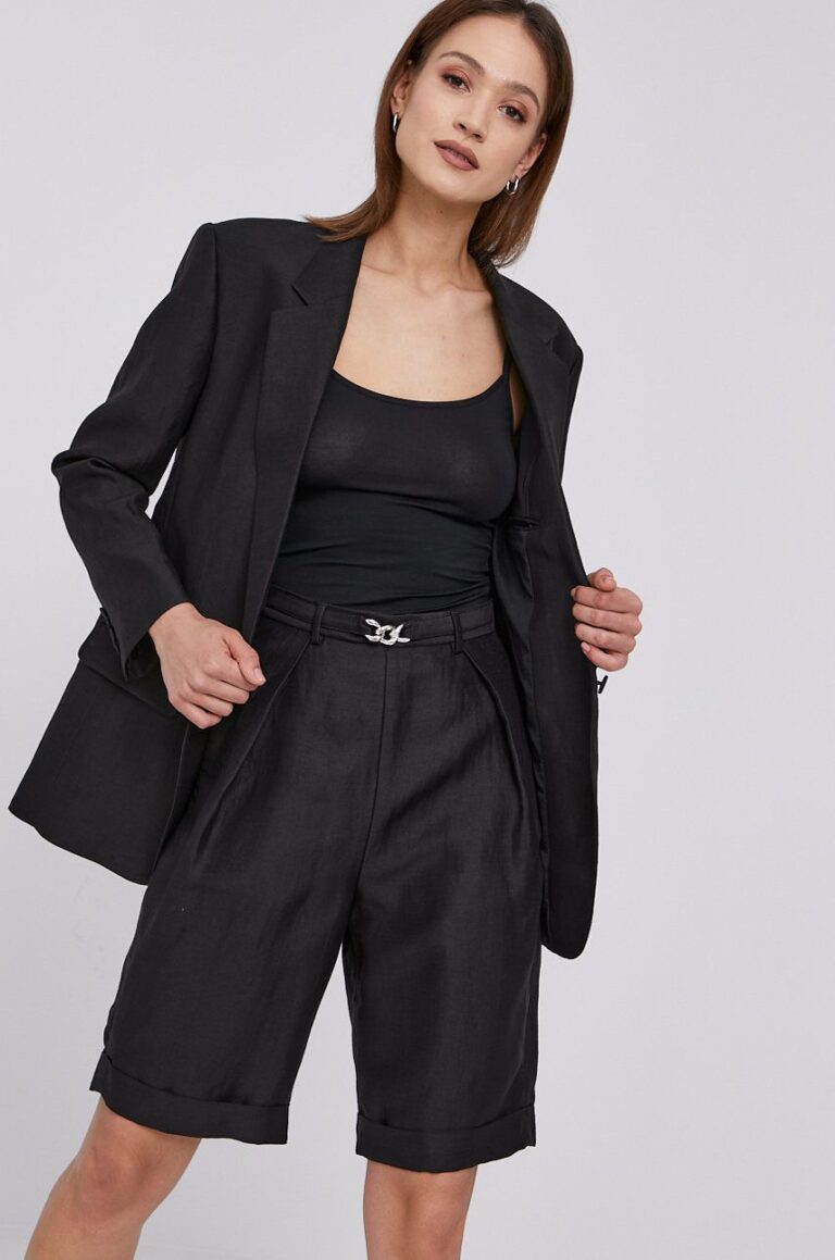 The Kooples Sacou culoarea negru