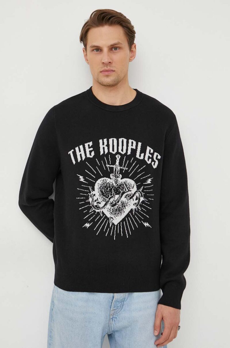 The Kooples pulover din amestec de lana barbati