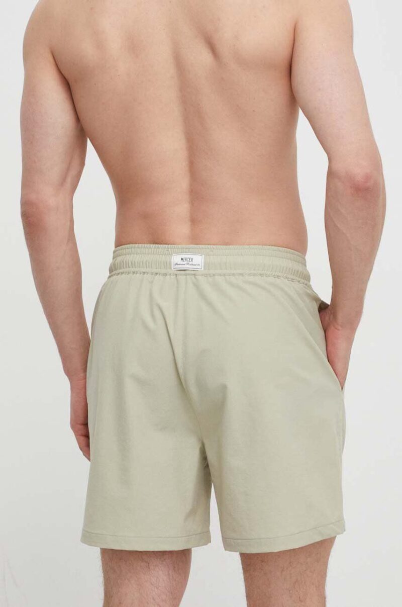 The Mercer Brand pantaloni scurti de baie culoarea verde preţ