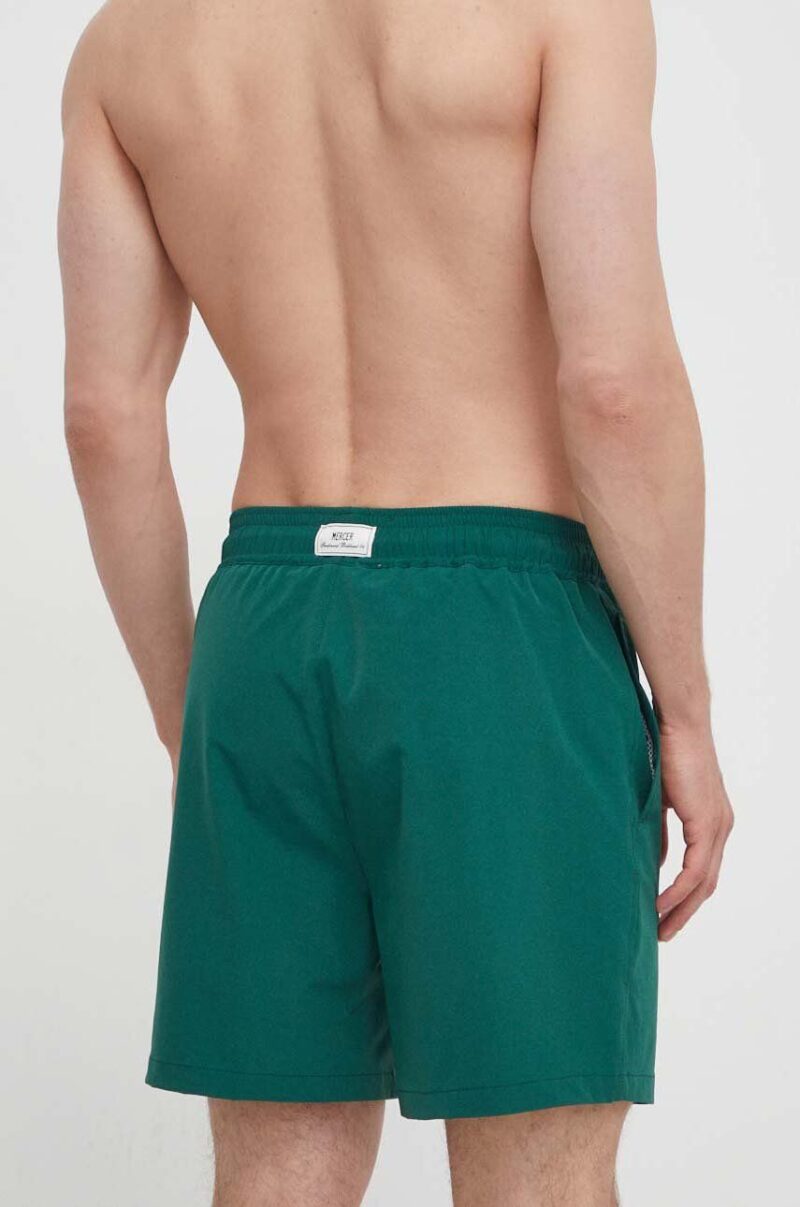 The Mercer Brand pantaloni scurti de baie culoarea verde preţ