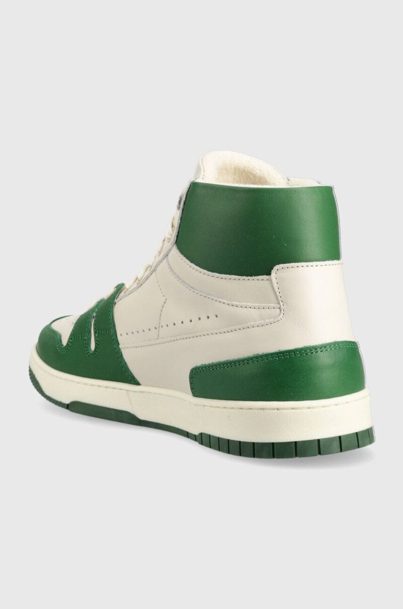 The Mercer Brand sneakers din piele The Brooklyn High culoarea verde preţ