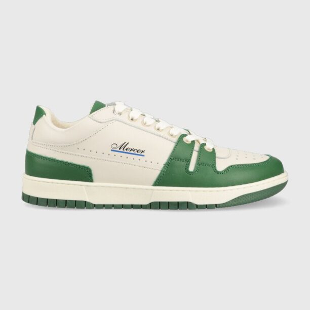 The Mercer Brand sneakers din piele The Brooklyn culoarea verde