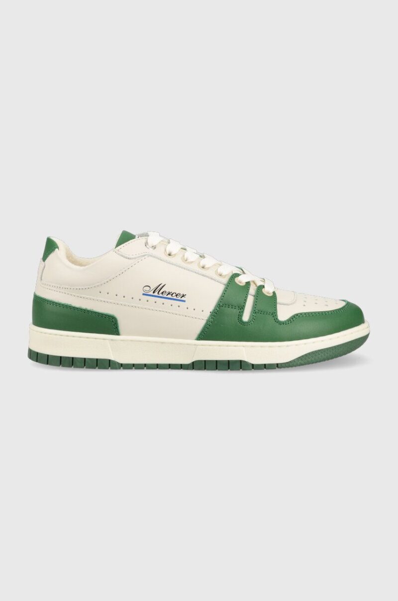 The Mercer Brand sneakers din piele The Brooklyn culoarea verde