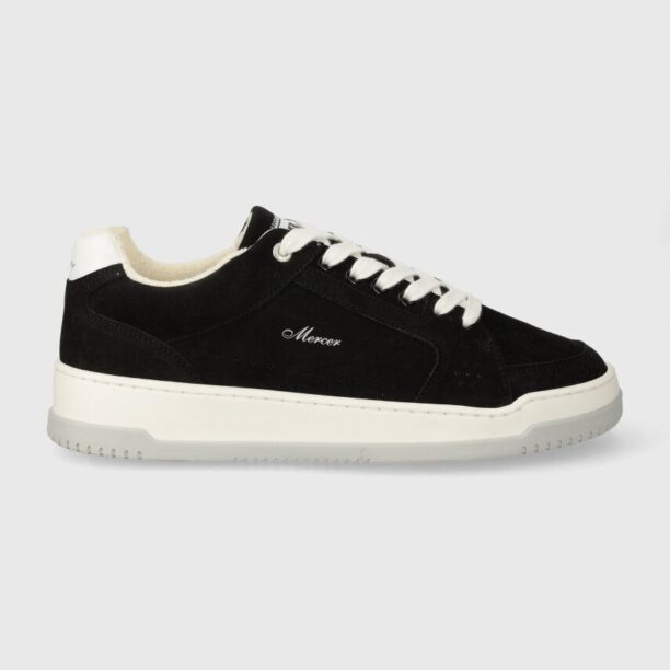 The Mercer Brand sneakers din piele intoarsă The Open Era culoarea negru