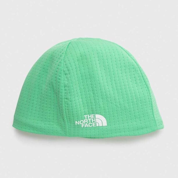 The North Face caciula DotKnit culoarea verde