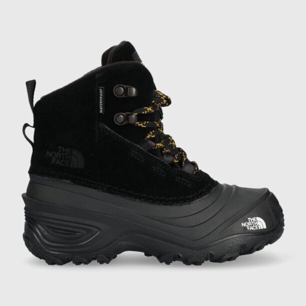 The North Face cizme de iarna pentru copii Y CHILKAT V LACE WP culoarea negru