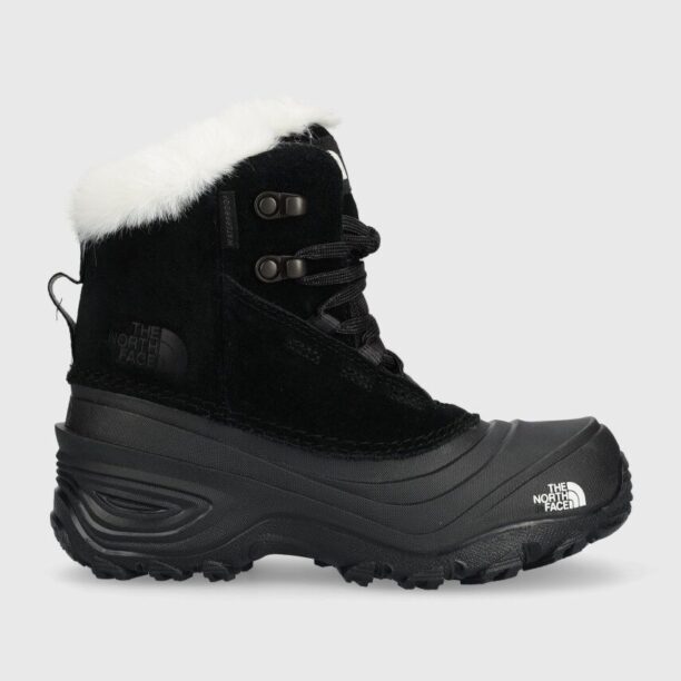 The North Face cizme de iarna pentru copii Y SHELLISTA V LACE WP culoarea negru