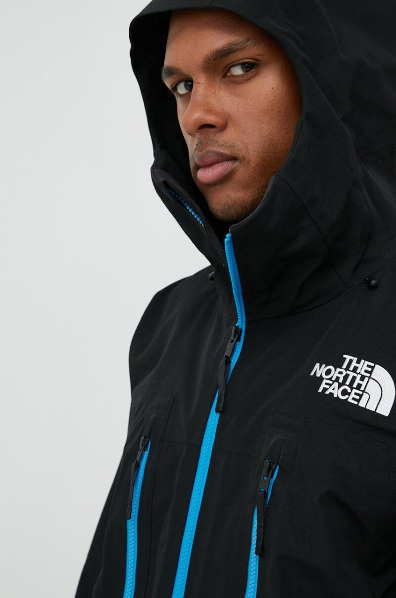 The North Face geaca Dragline culoarea negru preţ