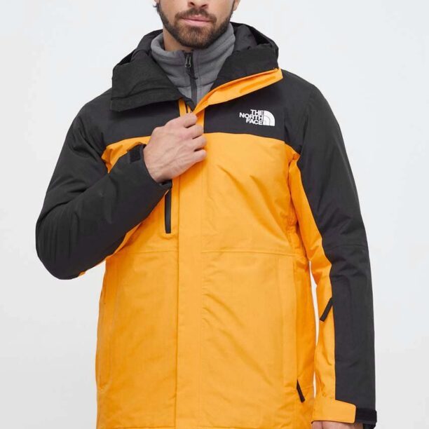 The North Face geaca Freedom culoarea galben