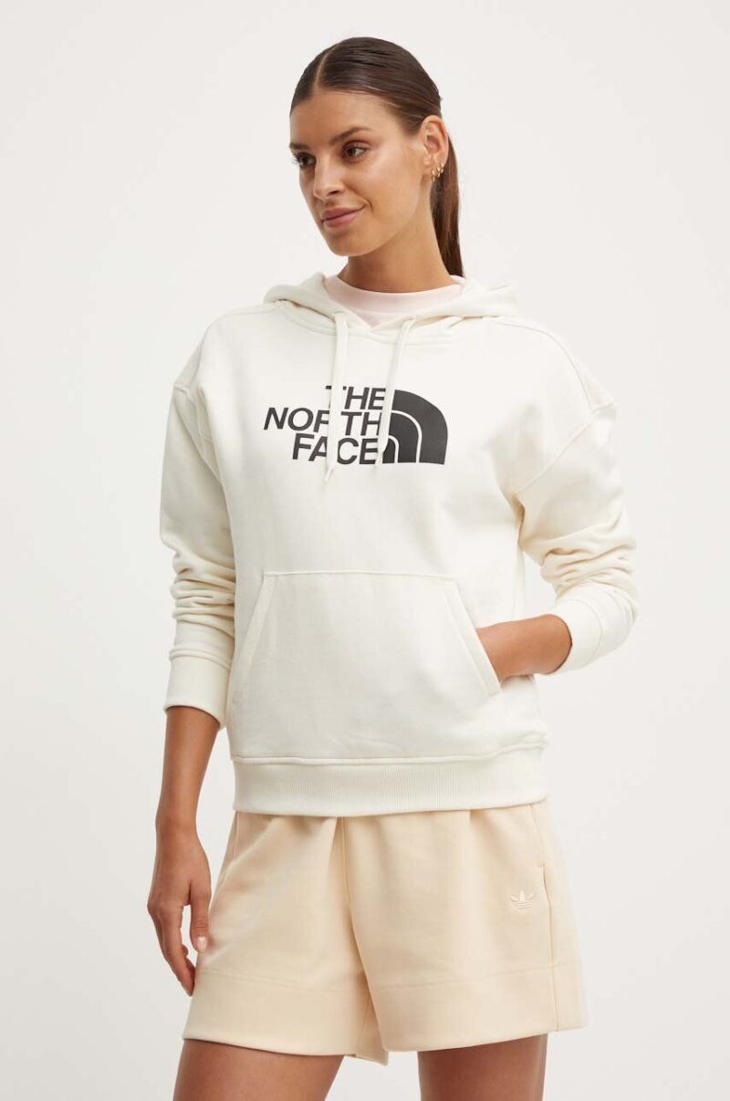 The North Face hanorac de bumbac W Light Drew Peak Hoodie femei