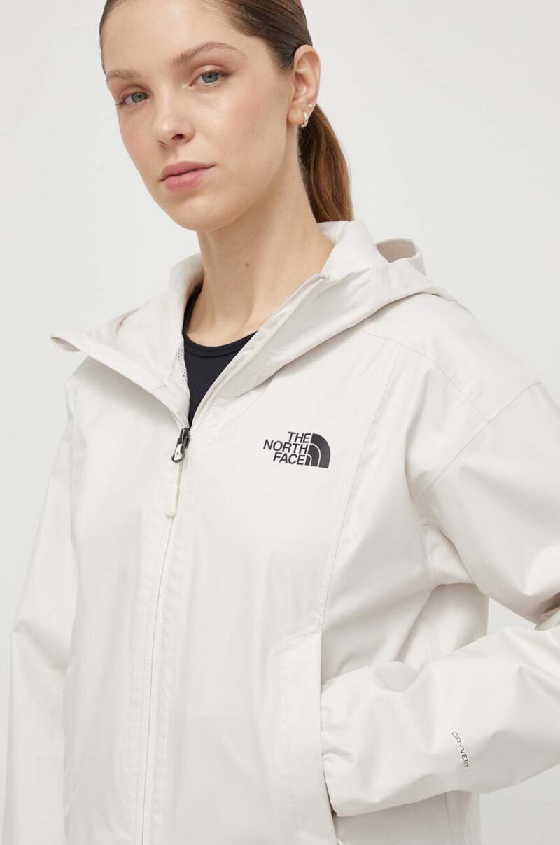 The North Face jacheta de exterior Cropped Quest culoarea bej