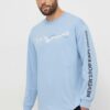 The North Face longsleeve din bumbac cu imprimeu