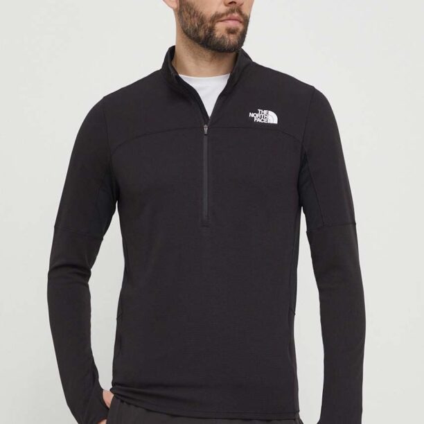 The North Face longsleeve sport Sunriser culoarea negru