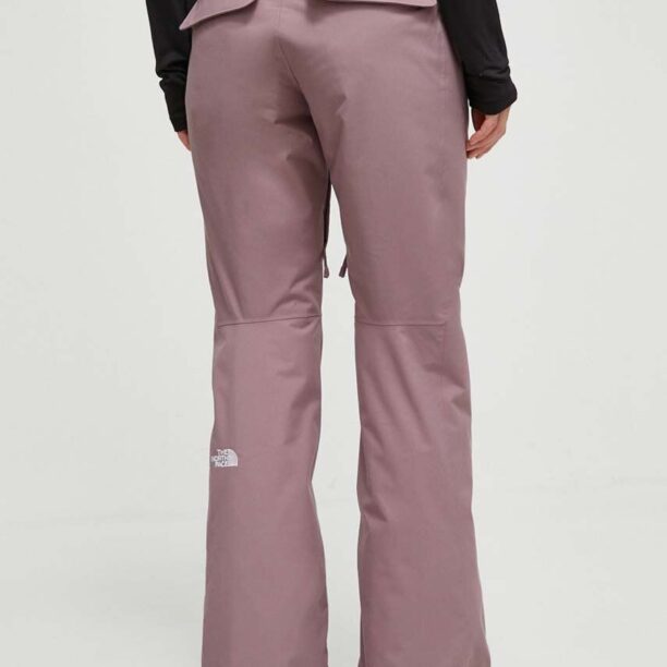 The North Face pantaloni Aboutaday culoarea violet preţ