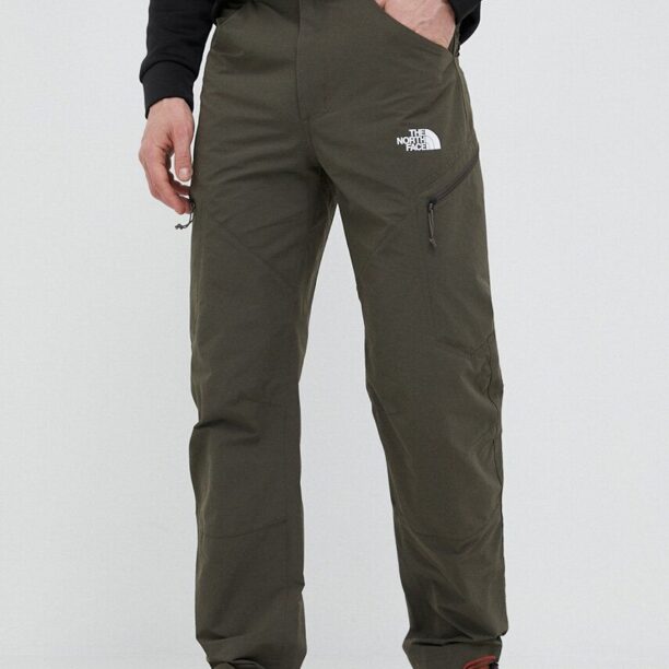 The North Face pantaloni de exterior Exploration culoarea verde