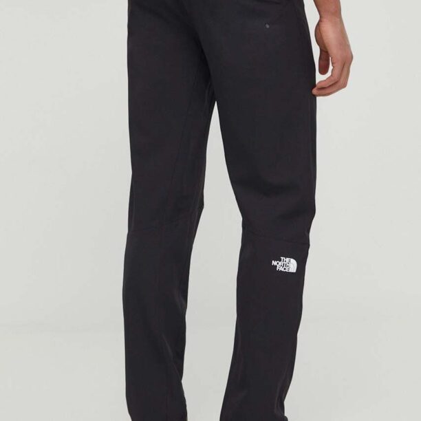 The North Face pantaloni de exterior culoarea negru preţ