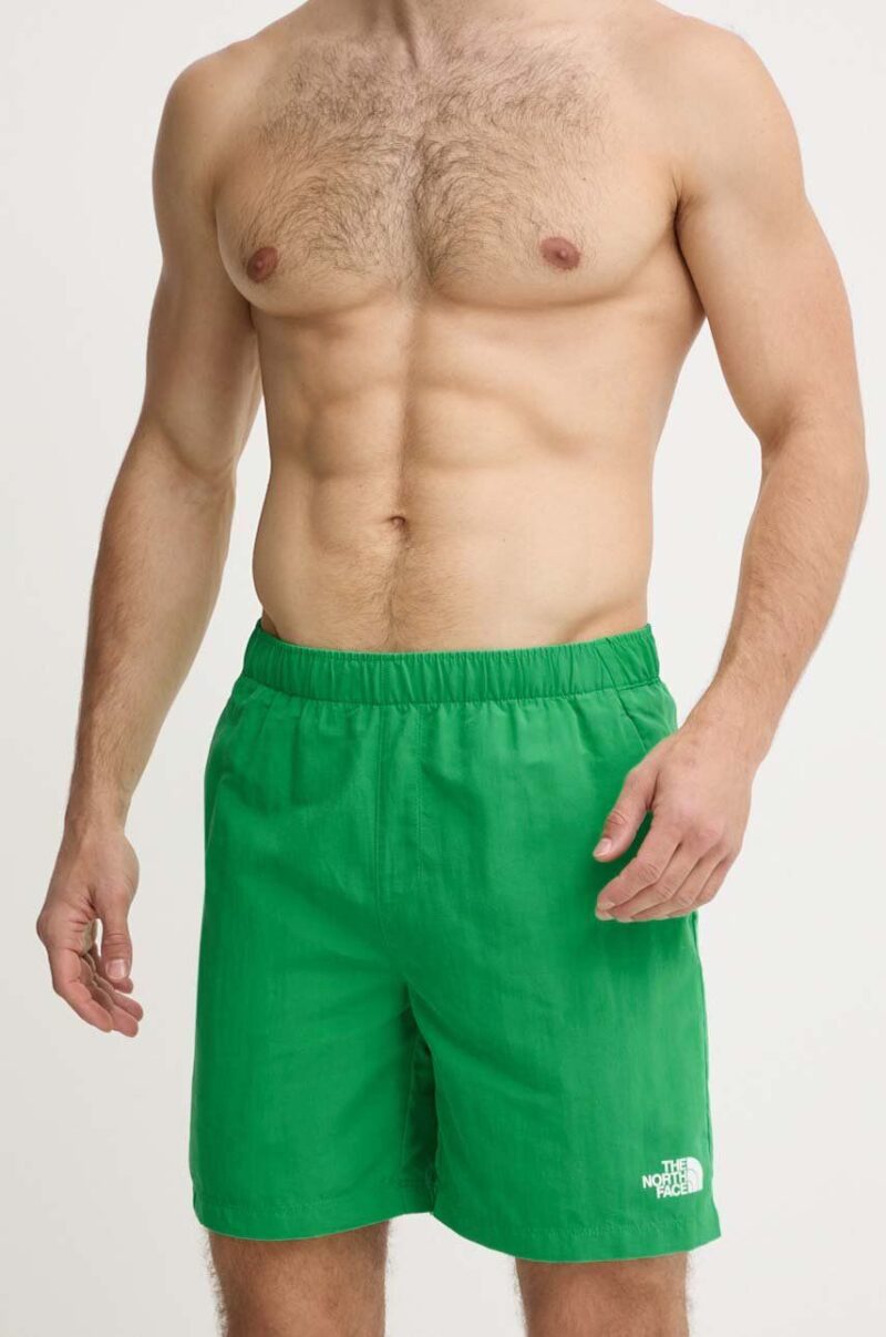 The North Face pantaloni scurti de baie M Water Short culoarea verde