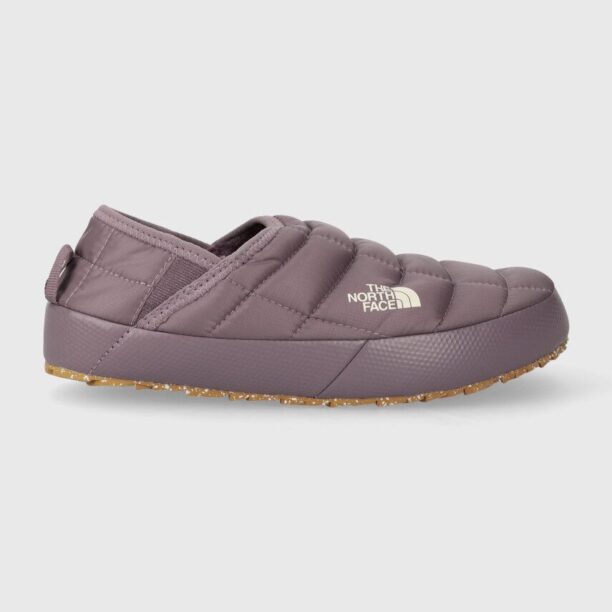 The North Face papuci de casa culoarea violet