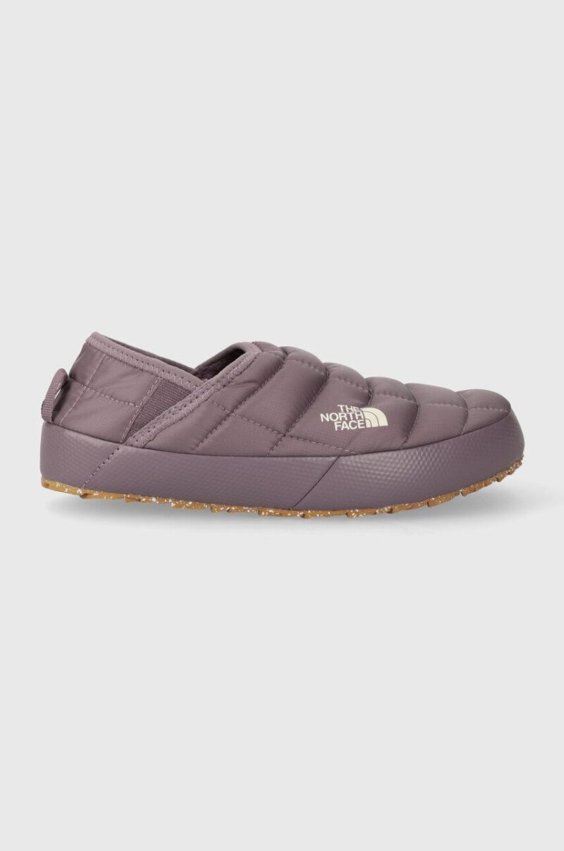 The North Face papuci de casa culoarea violet