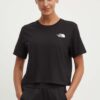 The North Face tricou W Simple Dome Cropped Slim Tee femei