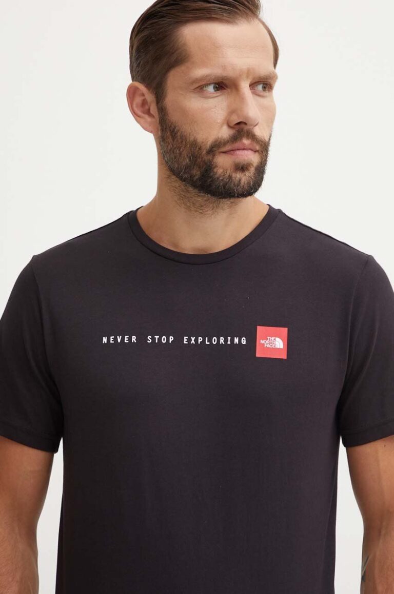 The North Face tricou din bumbac M S/S Never Stop Exploring Tee bărbați