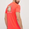 The North Face tricou sport Reaxion culoarea rosu