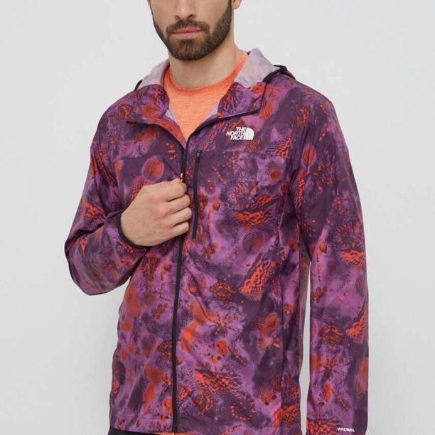 The North Face windbreaker Higher culoarea violet