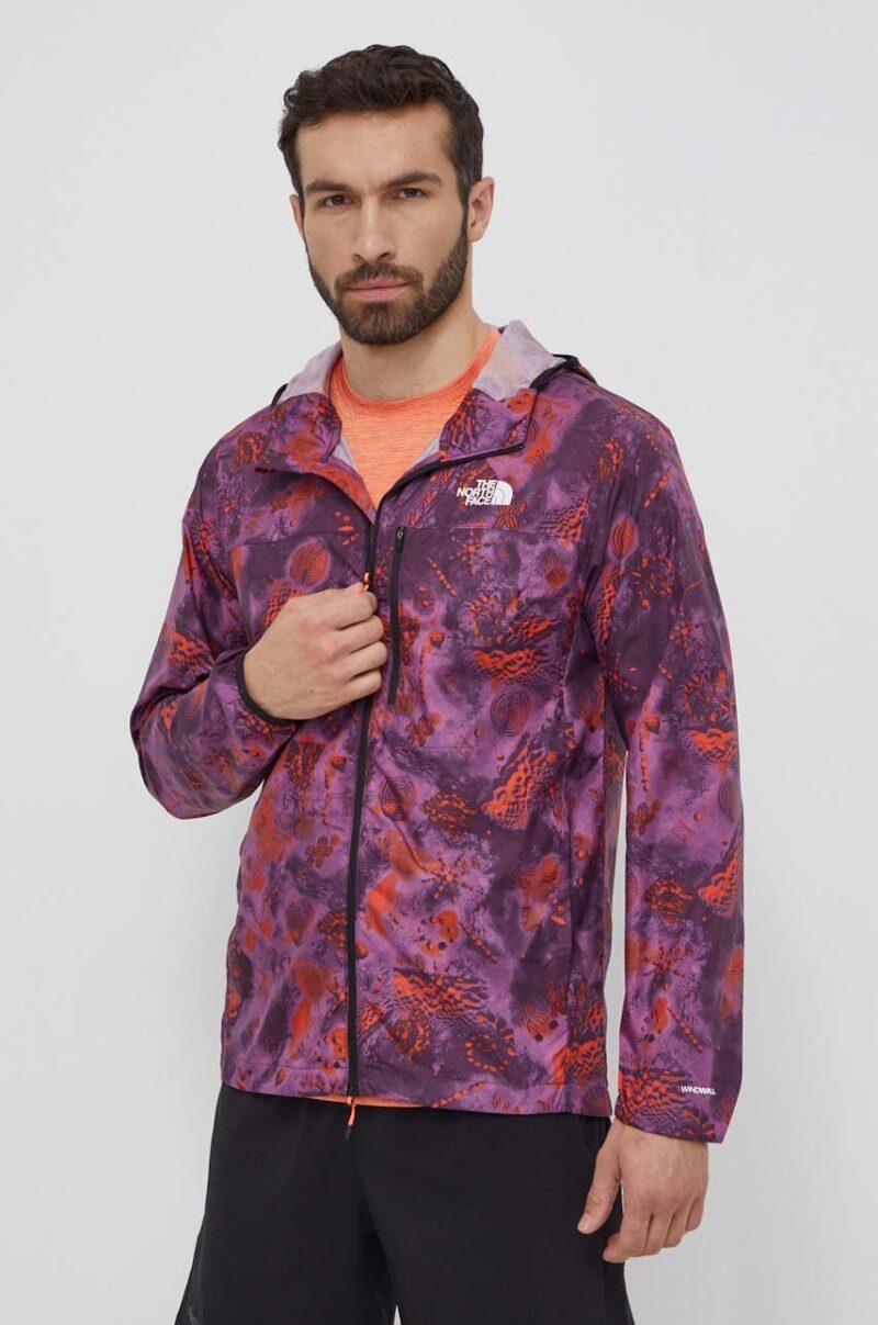 The North Face windbreaker Higher culoarea violet