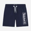 Timberland pantaloni scurti de baie copii Swim Shorts culoarea albastru marin