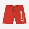 Timberland pantaloni scurti de baie copii Swim Shorts culoarea rosu