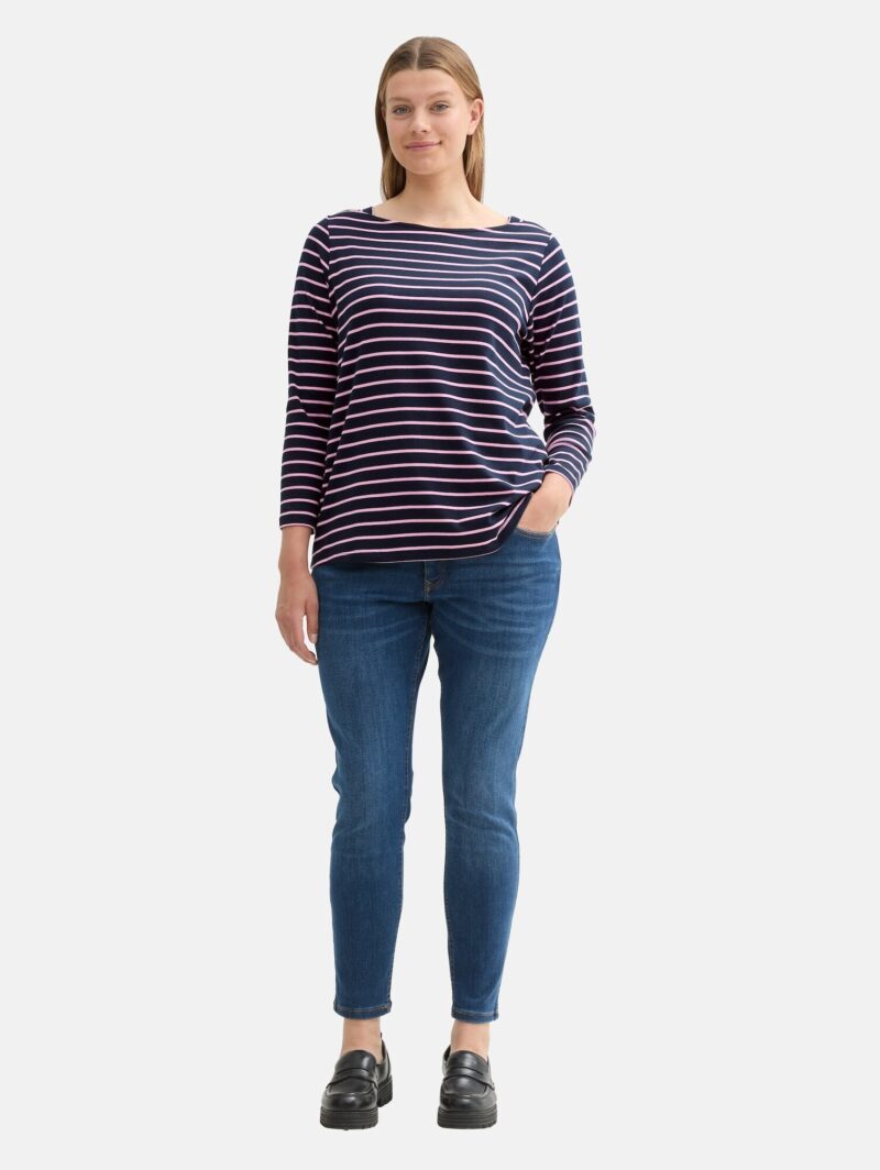 Tom Tailor Women + Tricou  bleumarin / roz preţ