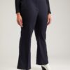 Tommy Hilfiger Curve Pantaloni cu dungă  albastru marin