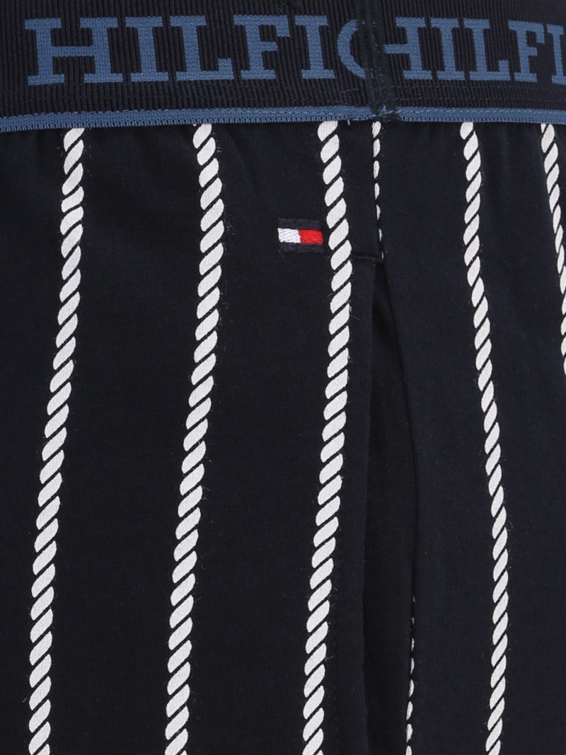 Tommy Hilfiger Underwear Pantaloni de pijama  bleumarin / alb preţ