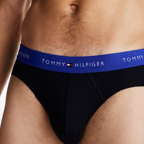 Tommy Hilfiger Underwear Slip 'ESSENTIAL'  albastru cobalt / negru / alb preţ