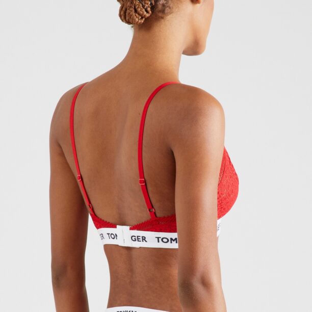 Tommy Hilfiger Underwear Sutien  albastru închis / roșu intens / alb preţ