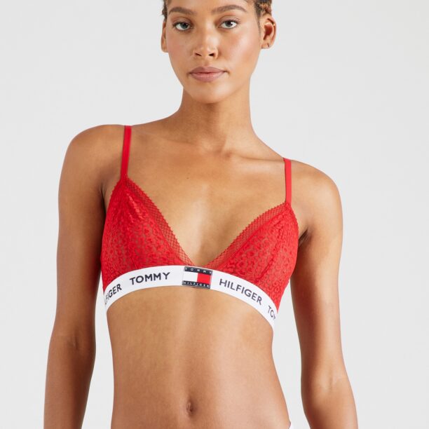 Tommy Hilfiger Underwear Sutien  albastru închis / roșu intens / alb