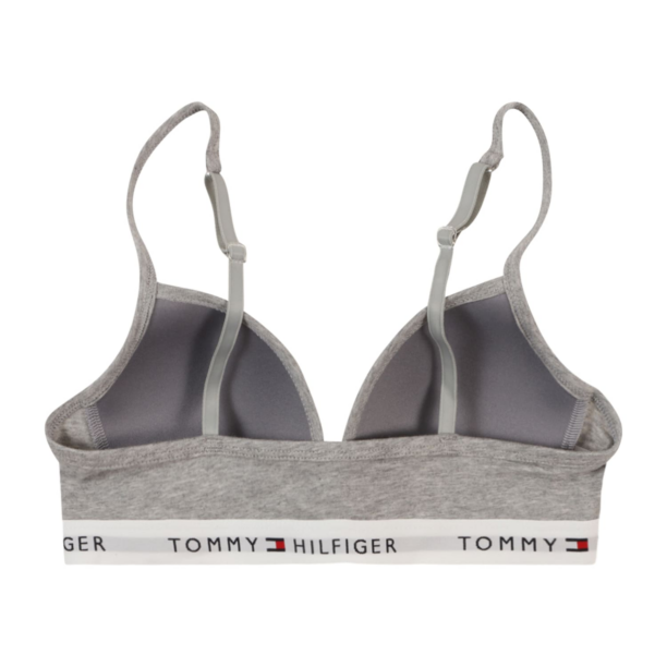 Tommy Hilfiger Underwear Sutien  gri / roșu / negru / alb