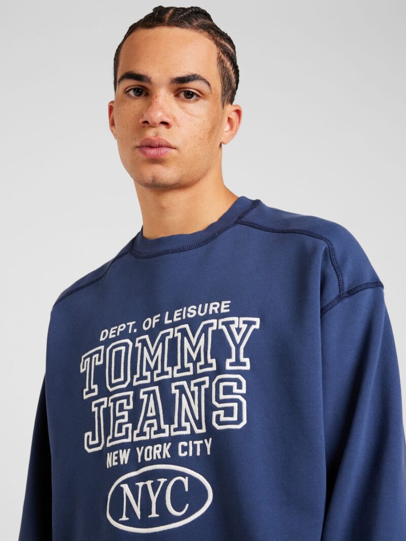 Cumpăra Tommy Jeans Bluză de molton 'Prep Explorer'  bleumarin / alb