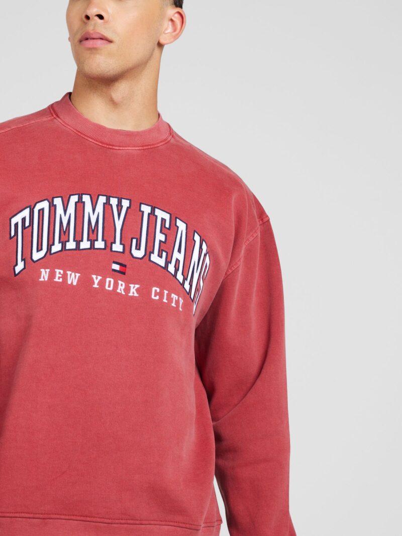 Preţ Tommy Jeans Bluză de molton 'VARSITY'  bleumarin / roșu / alb